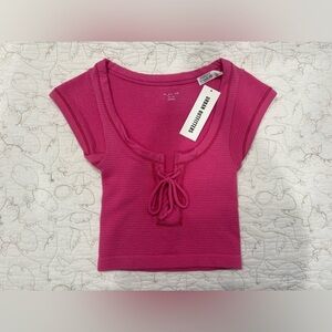 NWT UO Hot Pink Crop Top